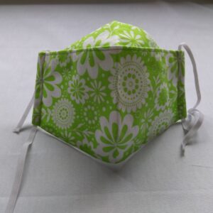 Daisy in lime colour cotton