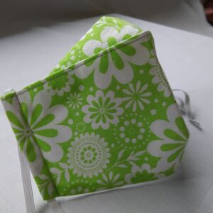 Daisy in lime colour cotton